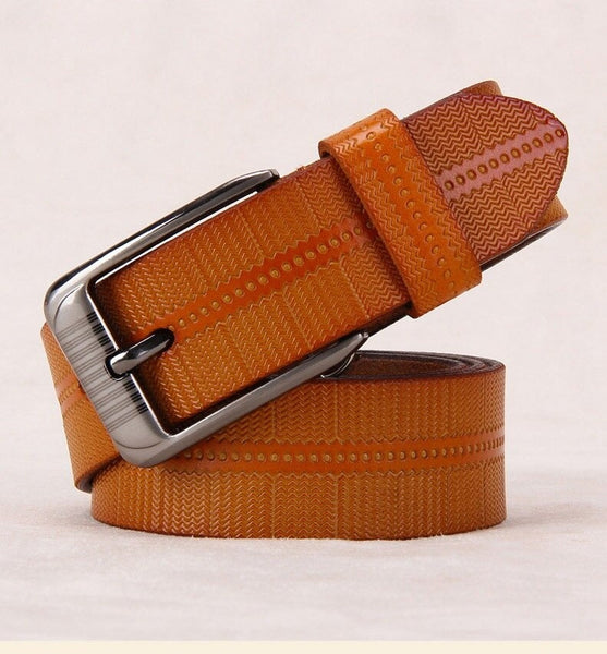 Second Layer Cow Genuine Leather Fashion Pin Buckle Women's Belts  -  GeraldBlack.com