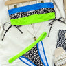 Sexy Bandeau Multicolor Leopard Print Wirefree Low Waist Bikini Set  -  GeraldBlack.com