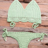 Sexy Bikini Set Sexy Lingerie Set Knitted Bikini Set Women Crochet Swimsuit Bohemia Beach  -  GeraldBlack.com