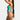 Sexy Blue Gradient Women Halter Cut Out Bandage Cross Thong Swimwear Summer Beach Bathing Suit One Piece Swimsuit  -  GeraldBlack.com