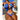 Sexy Blue One Piece Swimsuit Women Solid Hollow Out Metal Chain Thong Swimwear Summer Bathing Suit Micro Bikinis  -  GeraldBlack.com