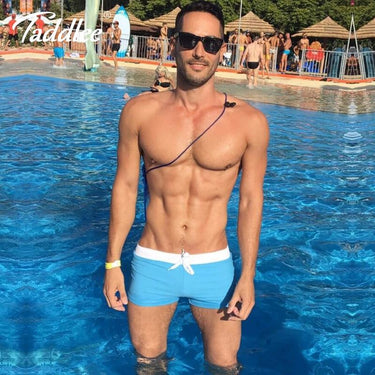 Sexy Brazilian Cut Men’s Swim Boxer Shorts Trunks Fitted Swimwear  -  GeraldBlack.com