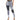 Sexy Denim Patchwork Stretch High Waist Spliced Skinny jeans for Women  -  GeraldBlack.com