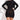 Sexy Fashion Women's Solid Black Color Long Sleeves Front Tie Mini Dress - SolaceConnect.com
