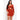 Sexy Fashion Women's Solid Rust Color Long Sleeves Front Tie Mini Dress  -  GeraldBlack.com
