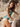 Sexy Female Lace Leaf Print Padded One Shoulder Belted One Piece Swimwear - SolaceConnect.com
