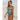 Sexy Female Lace Leaf Print Padded One Shoulder Belted One Piece Swimwear  -  GeraldBlack.com