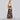 Sexy Female Satin Flower Printed Loose Long Side Split Lounge Nightdress  -  GeraldBlack.com
