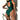 Sexy Green One Piece Backless Swimsuit Women Vintage Lanyard Cut Out Pleate Tummy Control Swimwear Bikinis  -  GeraldBlack.com
