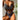 Sexy Hollow Out Bandeau Style High Cut Swimwear Printed Two Piece Set  -  GeraldBlack.com