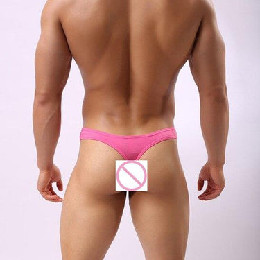 Sexy Men's Cotton Low Rise Penis Pouch Thongs G Strings Panties Underwear - SolaceConnect.com