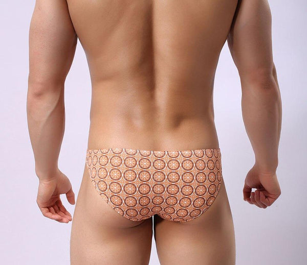 Sexy Men's Cotton Printed G-string Panties Brief Bikini Underwear - SolaceConnect.com