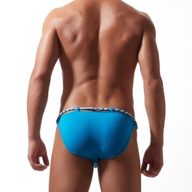 Sexy Men's Cotton Printed Temptation Briefs with Penis Pouch - SolaceConnect.com