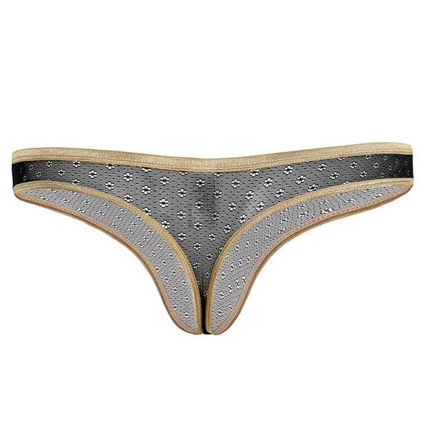 Sexy Men's Lace Transparent Bikini Jocks Thongs G Strings Briefs Underwear - SolaceConnect.com