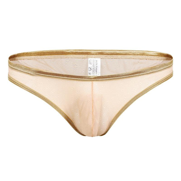 Sexy Men's Lace Transparent Bikini Jocks Thongs G Strings Briefs Underwear  -  GeraldBlack.com