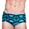 Sexy Men's Low Waist Swim Briefs Surf Board Bikini Shorts with Penis Pouch - SolaceConnect.com