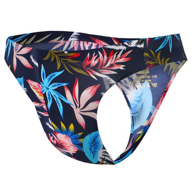Sexy Men's Printed Seamless Thongs G Strings Penis Pouch Panties Underwear - SolaceConnect.com