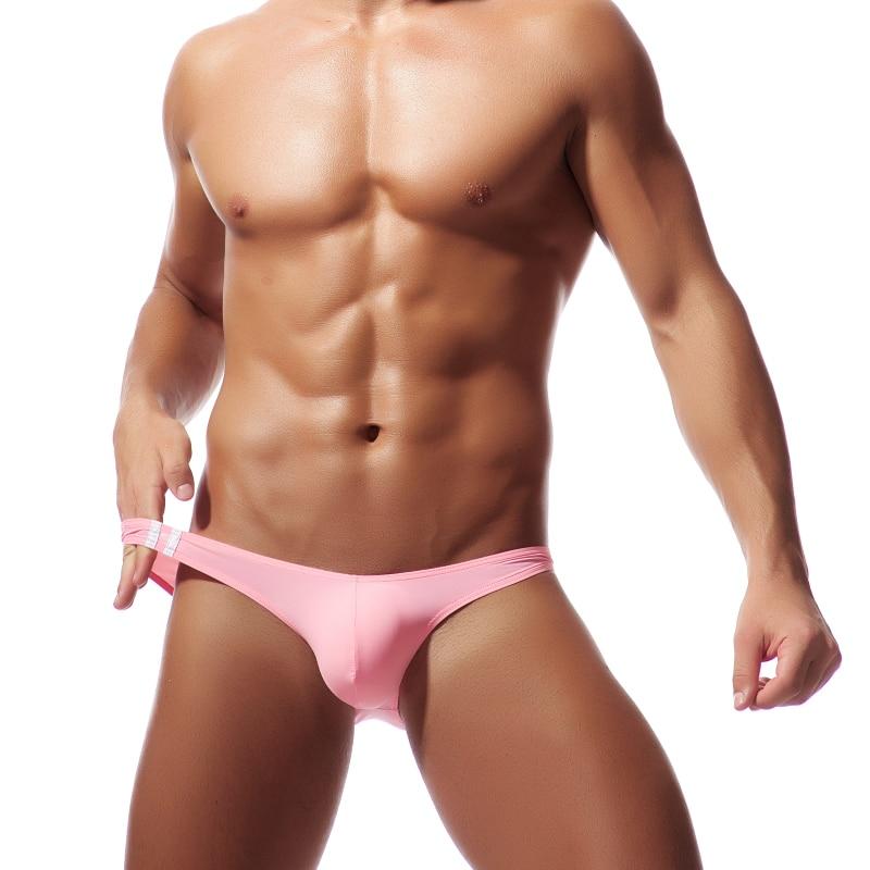 Sexy Men's Soft Breathable Silk Transparent Jockstrap Briefs Underwear  -  GeraldBlack.com