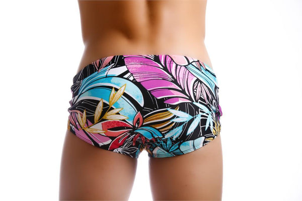 Sexy Men's Swim Boxers and Surf Board Shorts Swimwear with Low Waist - SolaceConnect.com
