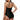 Sexy Mesh Striped and Solid Pattern One Piece Plus Size Trikini Swimming Suit  -  GeraldBlack.com