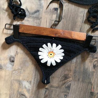 Sexy Micro Crochet Bikini Bottom Thong Underwear Swimwear Hand Knitting Bikini Swimsuit Mini Bikini Panty Bathing Suit  -  GeraldBlack.com