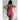 Sexy One Shoulder Backless Swimwear Women Hot Pink Hollow Out Bandage Cross One Piece Swimsuit Bathing Suit  -  GeraldBlack.com