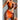 Sexy One Shoulder One Piece Swimsuit Women Orange Tie Dye Gradient Skirt Swimwear Hollow Out Bathing Suit Thong Monokini  -  GeraldBlack.com