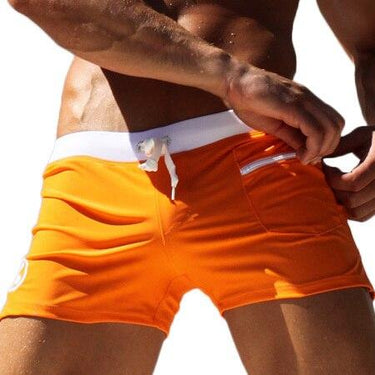 Sexy Plus Size Men's Solid Color Board Shorts Trunks Swimwear - SolaceConnect.com