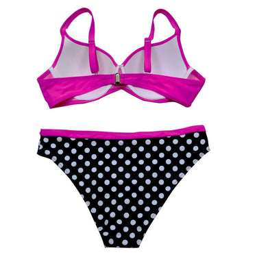Sexy Push-Up Top and Brazilian-Style Mid-Waist Bikini Set Swimwear  -  GeraldBlack.com