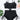 Sexy Solid Black Bikini for Women Summer Push Up Padded Two Piece Swimsuit Beach Pleate High Waist Drawstring Swimwear  -  GeraldBlack.com