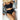 Sexy Solid Black Bikini for Women Summer Push Up Padded Two Piece Swimsuit Beach Pleate High Waist Drawstring Swimwear  -  GeraldBlack.com