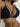 Sexy Solid Black Cut Out Push Up Bathing Suit Swimsuit Beach Bandage High Cut High Waist Swimwear  -  GeraldBlack.com