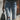 Sexy Stretch Button Up Ripped Mid Waist Streetwear Jeans Pants for Women  -  GeraldBlack.com