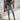 Sexy Stretch Button Up Ripped Mid Waist Streetwear Jeans Pants for Women  -  GeraldBlack.com