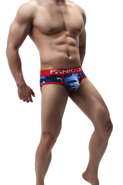 Sexy Style Camouflage Printed Mesh Underwear Briefs for Men - SolaceConnect.com
