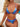 Sexy Underwire Swimwear Women Neon Gradient Blue Push Up Bikini Brazilian Beach Bathing Suit Thong Swimsuit  -  GeraldBlack.com