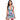 Sexy Women's Backless One-Piece Bandage Swimdress Swimwear with Short - SolaceConnect.com
