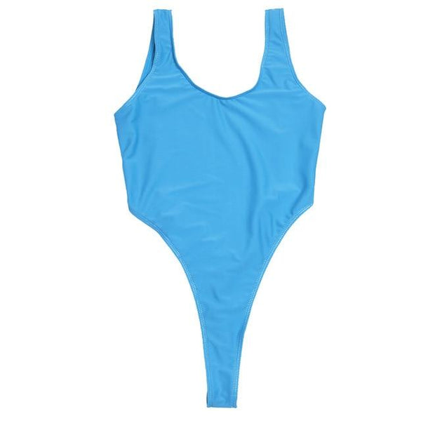 Sexy Women's Backless One Piece Thong Bikini Push Up Swimsuit Beachwear - SolaceConnect.com