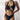 Sexy Women's Black Ring Patchwork Padded Bra Bandage One Piece Swimwear  -  GeraldBlack.com