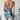 Sexy Women's Blue Floral Spaghetti Strap Backless Slim Criss Cross Dress  -  GeraldBlack.com