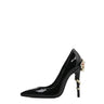Sexy Women's Golden Snake Straped Stilettos Pointed Toe Pump High Heels - SolaceConnect.com