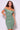 Sexy Women's Green High Stretch Off Shoulder Ruched Midi Dress - SolaceConnect.com