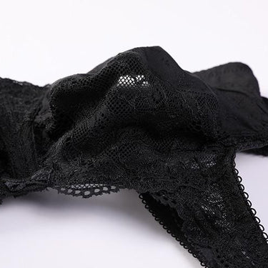 Sexy Women's Plus Size Pumpkin Floral Lace Full-Coverage Wireless Unlined Bra - SolaceConnect.com