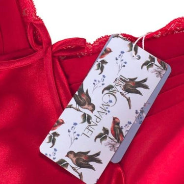 Sexy Women's Rayon Silk V-neck Spaghetti Lace Strap Sleepwear Pajama Set - SolaceConnect.com