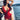 Sexy Women's Red Ruffles Patchwork Backless One Piece Swimwear Swimsuit  -  GeraldBlack.com