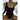 Sexy Women's Solid Black Padded Bra Asymmetry Straps Monokini Swimwear  -  GeraldBlack.com