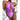 Sexy Women's Violet Padded Hollow Out Cross Bandage Monokini Swimwear  -  GeraldBlack.com