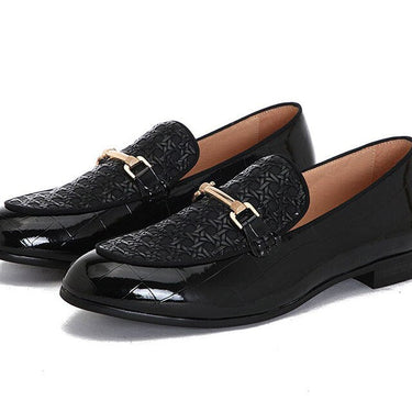 Shoes With Custom Personality Party And Wedding Men Leather Loafers  -  GeraldBlack.com