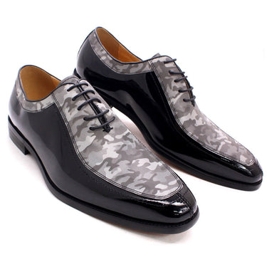 Size 39 To 46 Men's Genuine Leather Lace Up Wedding Formal Oxford Shoes  -  GeraldBlack.com