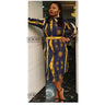 Size L-3XL African Printed Shirt-Collar Skirt Big Elastic Dress for Women - SolaceConnect.com